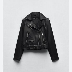 Zara leather jacket